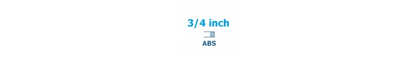 3/4 inch ABS